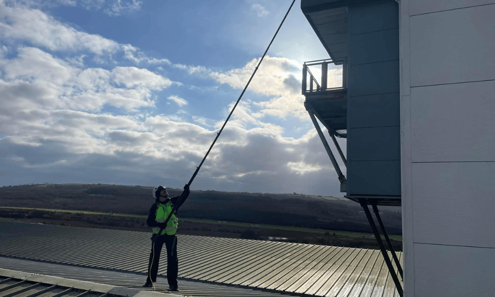 Case Study: Ffos Las Racecourse – Grandstand and Tower Cleaning